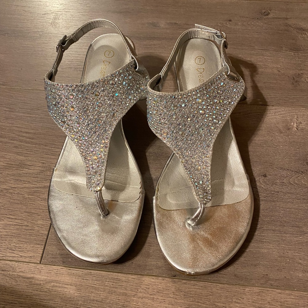 Silver heels